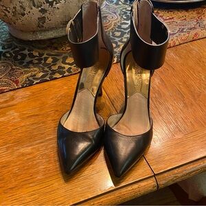 Michael Kors Black Heels-Ankle Strap!  Size 6 EUC